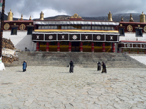 combattere ansia viaggi Monastero di Drepung, Tibet