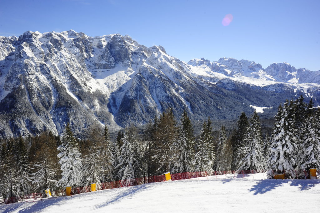 Le montagne e le piste raggiungibili dal Tevini Hotel